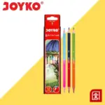 PENSIL WARNA JOYKO BI100 12 WARNA (2 WARNA PER PENSIL) | PENSIL GAMBAR