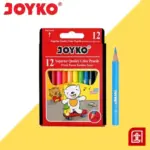 PENSIL WARNA JOYKO S12 12 WARNA PENDEK | PENSIL GAMBAR