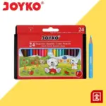PENSIL WARNA JOYKO S24 24 WARNA PENDEK | PENSIL GAMBAR