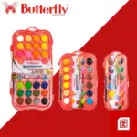 WATER COLOR SET BUTTERFLY 24 WARNA