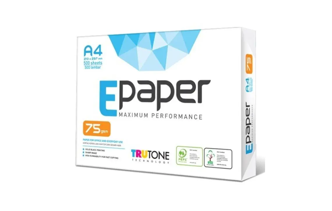 EPaper A4 75gsm Copier 1 Rim 500 Lembar
