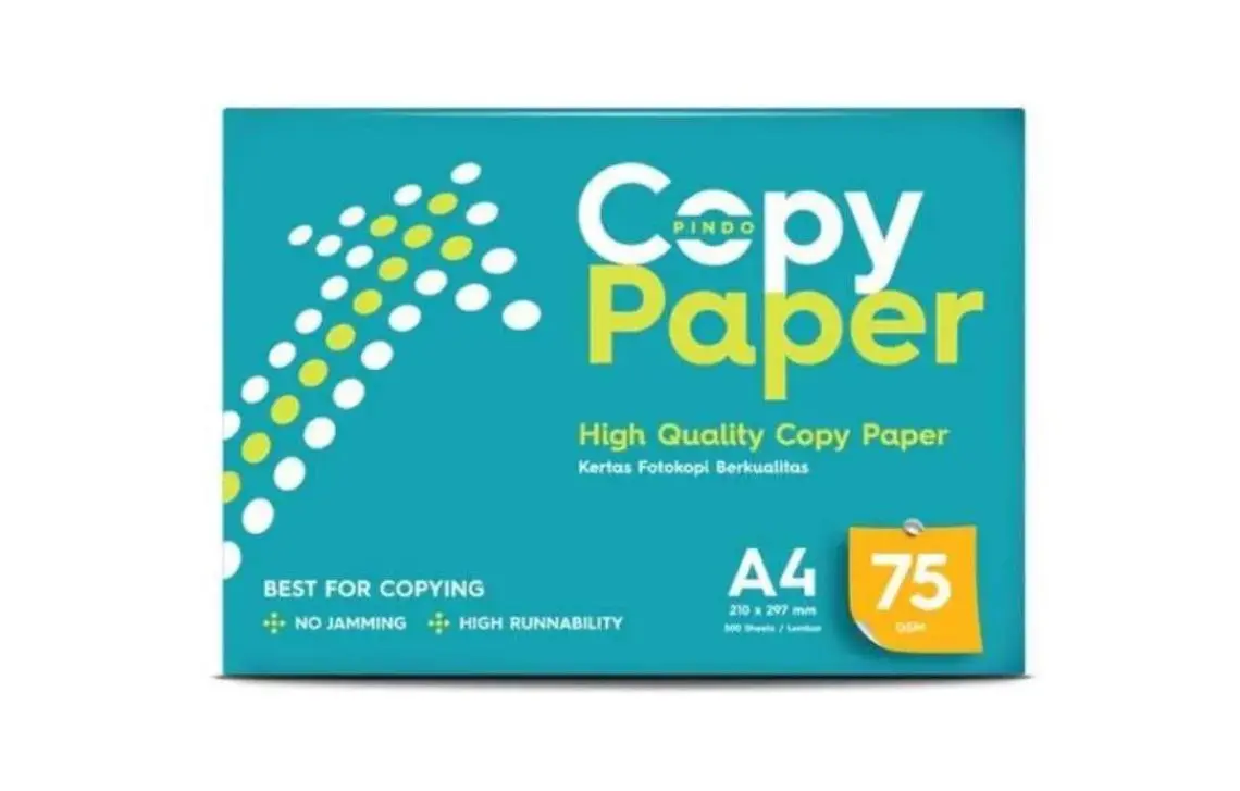 Copy Paper Kertas HVS A4 75gr 1 Rim 500 Lembar