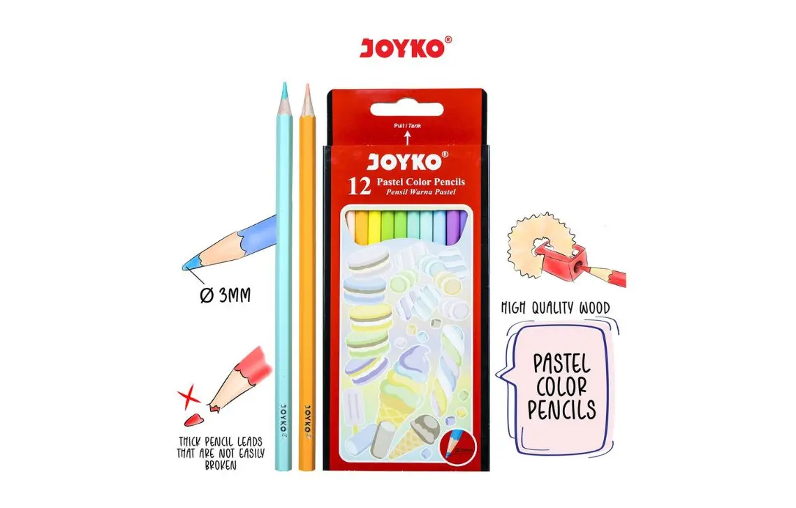Pensil Warna Joyko