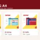 Doc bag A4 untuk menyimpan dokumen kantor dan sekolah