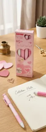 Gelpen Joyko GP - 470ER Lovely Heart | Per Pack - Gambar 3